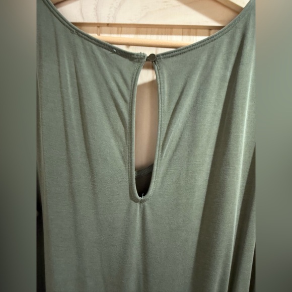 Anthropologie, Saturday Sunday - Belted Olive Green Sleeveless Jumpsuit - Picture 7 of 10